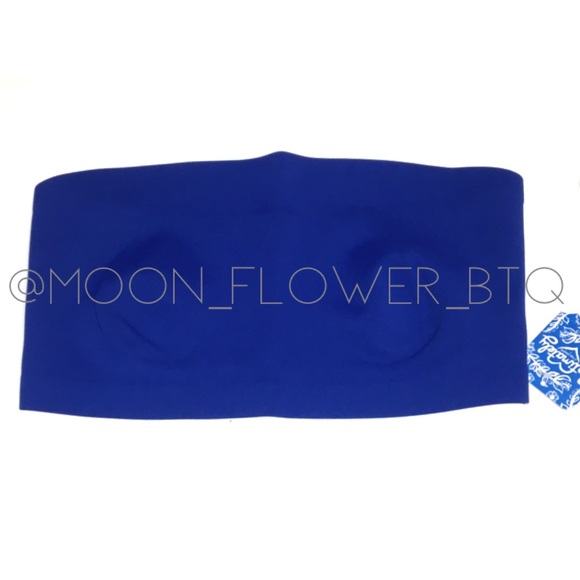 Free People x Revolve Neo Collection Nina Bandeau Tube Top Royal Blue SZ Small - Picture 2 of 8